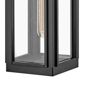 Lumen 5" One Light Medium Wall Mount Lantern, Black