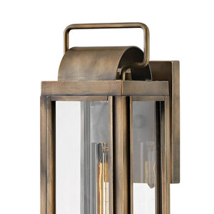 Lumen 5" One Light Medium Wall Mount Lantern, Burnished Bronze
