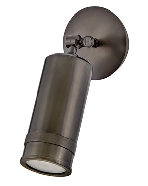 Zeta 5" One Light Small Wall Mount Lantern, Black Oxide