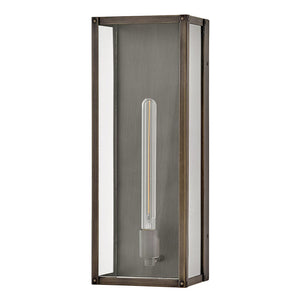 Kona 7" One Light Medium Wall Mount Lantern, Burnished Bronze