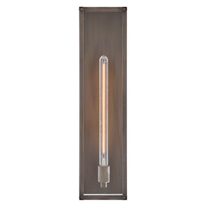 Kona 6" One Light Large Wall Mount Lantern, Burnished Bronze