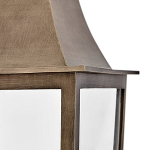 Alloy 8" One Light Large Post Top Lantern, Burnished Bronze