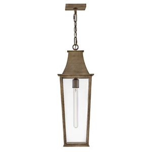 Alloy 8" One Light Large Hanging Lantern, Burnished Bronze