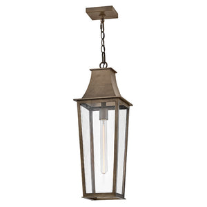 Alloy 8" One Light Large Hanging Lantern, Burnished Bronze