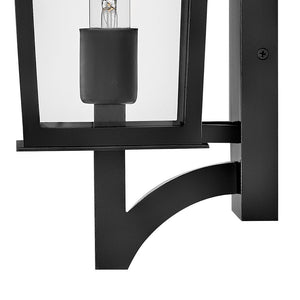 Alloy 7" One Light Large Wall Mount Lantern, Black