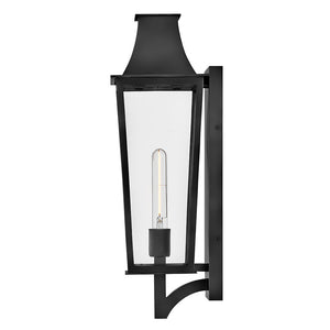 Alloy 7" One Light Large Wall Mount Lantern, Black