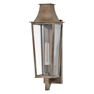 Alloy 7" One Light Large Wall Mount Lantern, Burnished Bronze