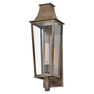 Alloy 7" One Light Large Wall Mount Lantern, Burnished Bronze