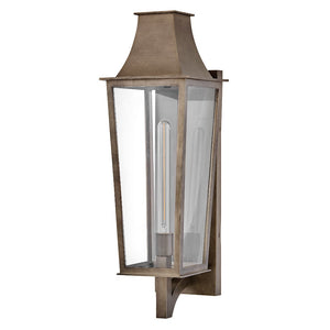 Alloy 8" One Light Large Wall Mount Lantern, Burnished Bronze