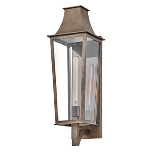 Alloy 8" One Light Large Wall Mount Lantern, Burnished Bronze