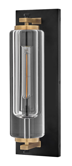 Glaze 6" One Light Medium Wall Mount Lantern, Black