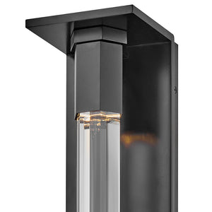 Cecily 5" Medium Wall Mount Lantern, Black