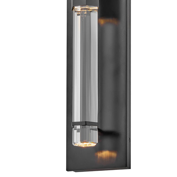 Cecily 5" Medium Wall Mount Lantern, Black