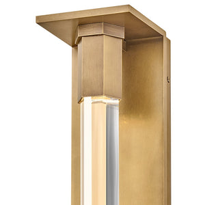 Cecily 5" Medium Wall Mount Lantern, Heritage Brass