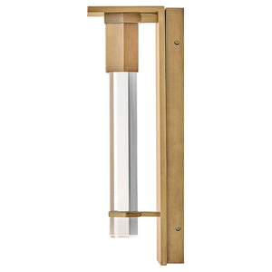 Cecily 5" Medium Wall Mount Lantern, Heritage Brass