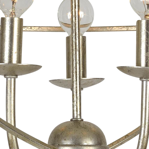 Soleil 12.5'' Three Light Mini Chandelier, Antique Silver - Alternate Product Image 2.jpg