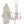 Maison Parisienne 6.25'' One Light Crystal Wall Sconce, Antique White Rose Hand Cut Crystal - Main Product Image.jpg