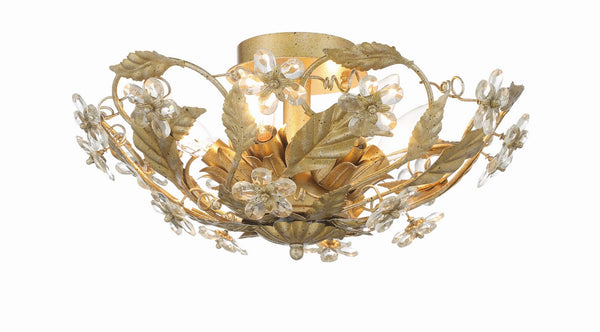Maison Parisienne 16'' Six Light Semi Flush Mount, Gold Leaf Alt 5.jpg