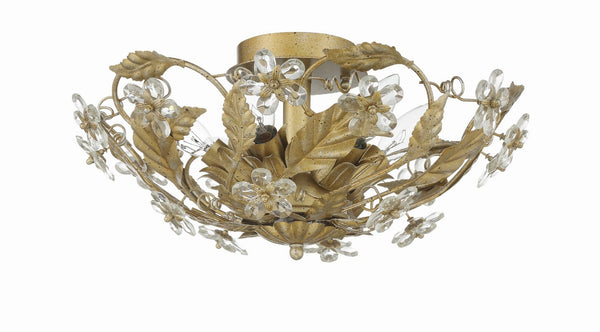 Maison Parisienne 16'' Six Light Semi Flush Mount, Gold Leaf - Main Product Image.jpg