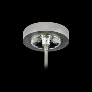 Calliope 40'' LED Chandelier, Soft Silver