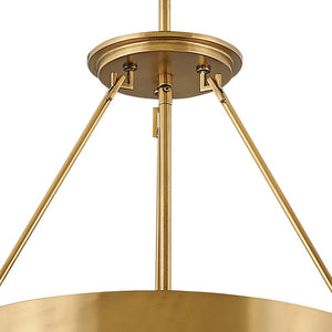 Echelon 18" Four Lights Large Pendant, Heritage Brass