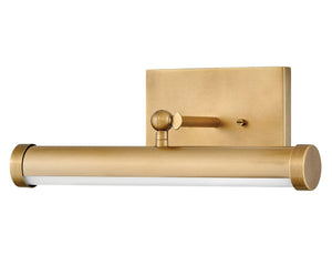 Juno 14" Small Adjustable LED Accent Light, Heritage Brass
