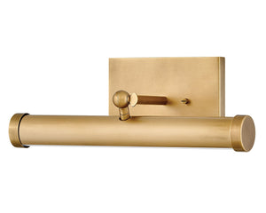 Juno 14" Small Adjustable LED Accent Light, Heritage Brass