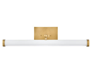 Juno 24" Medium Adjustable LED Accent Light, Heritage Brass / Gloss White