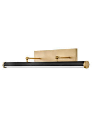 Juno 32" Large Adjustable LED Accent Light, Heritage Brass / Black