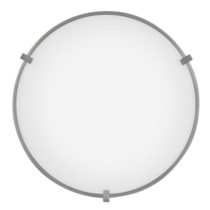 Clutch 16" Three Lights Medium Flush Mount, Antique Nickel