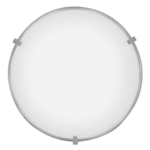 Clutch 24" Four Lights Large Flush Mount, Chrome