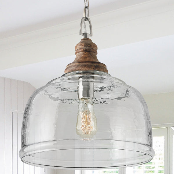 Finley 14" One Light Pendant, Grey Wash