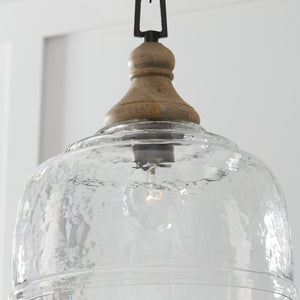 Finley 14" One Light Pendant, Grey Wash and Grey Iron