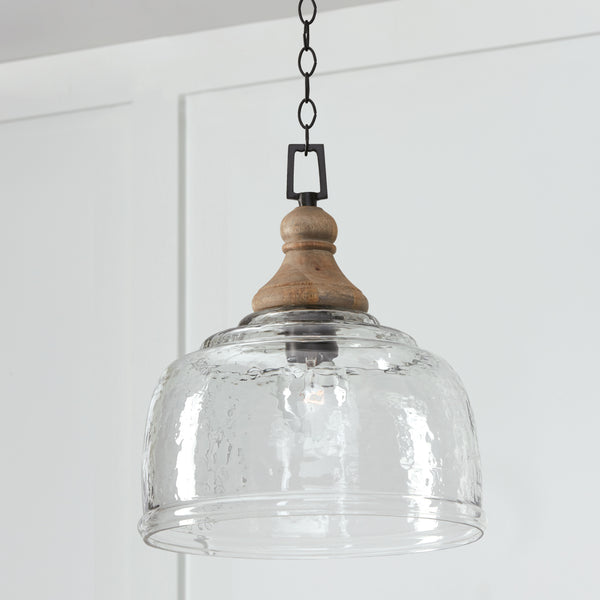 Finley 14" One Light Pendant, Grey Wash and Grey Iron
