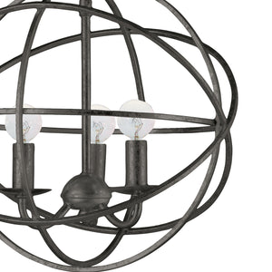 Soleil 12.5'' Three Light Mini Chandelier, English Bronze Alt 5.jpg