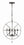 Soleil 22.5'' Six Light Chandelier, English Bronze Alt 4.jpg