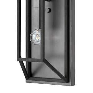 Casting 7" Two Lights Large Sconce, Aged Zinc