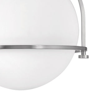 Pinnacle 11" One Light Small Semi-Flush Mount, Brushed Nickel