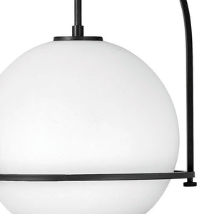 Pinnacle 15" One Light Medium Pendant, Black
