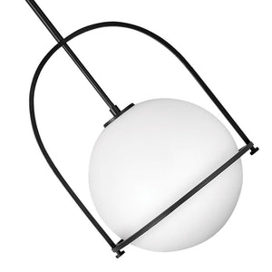 Pinnacle 15" One Light Medium Pendant, Black