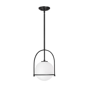 Pinnacle 11" One Light Small Pendant, Black