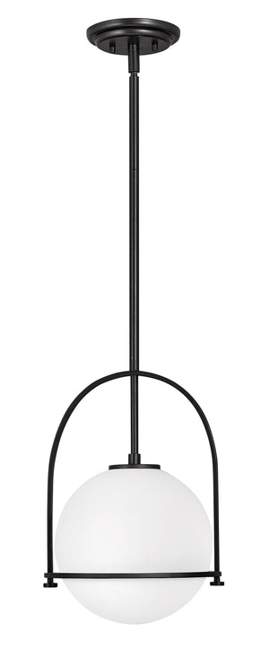 Pinnacle 11" One Light Small Pendant, Black