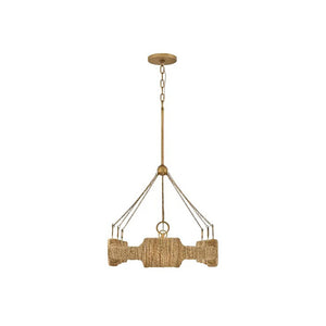 Raffi 52" Large LED Linear, Burnished Gold