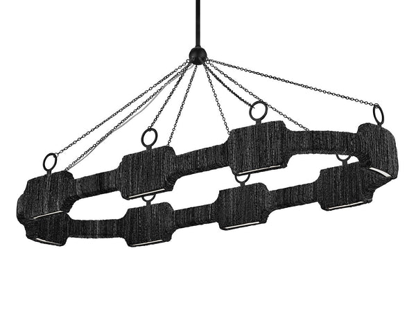 Raffi 52" Large LED Linear, Carbon Black