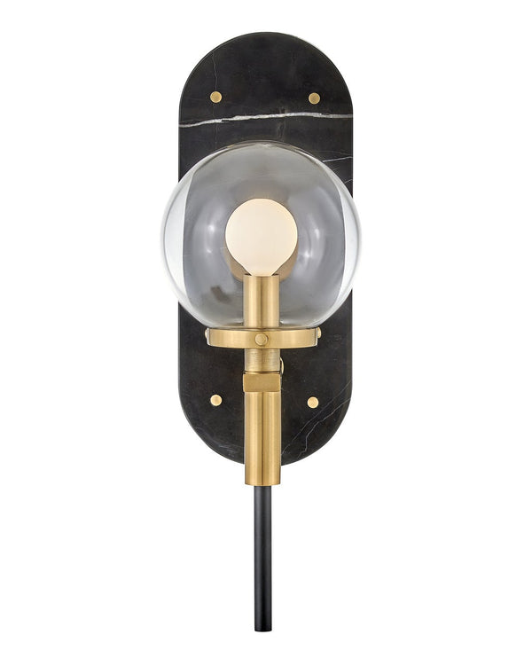 Gilda 5" Medium Single Light Sconce, Black