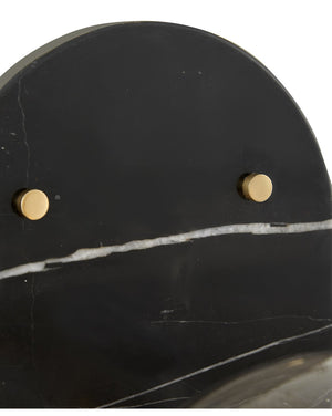 Gilda 5" One Light Medium Sconce, Black