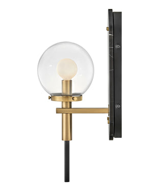 Gilda 5" One Light Medium Sconce, Black