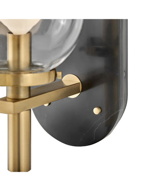 Gilda 5" One Light Medium Sconce, Black