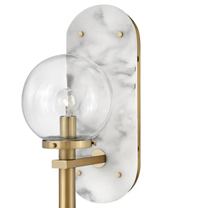 Gilda 5" One Light Medium Sconce, Heritage Brass