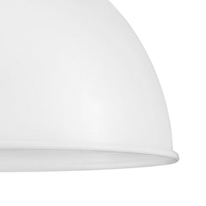 Gliss 20" One Light Large Pendant, Polished White